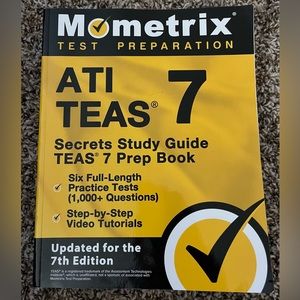 Mometrix ATI TEAS 7 study guide textbook